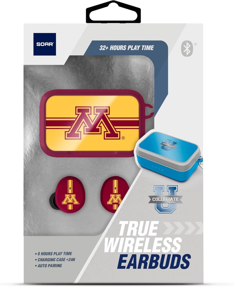 SOAR NCAA Wireless Sport Earbuds: Comfortable Fit & Convenient Charging - Image 3